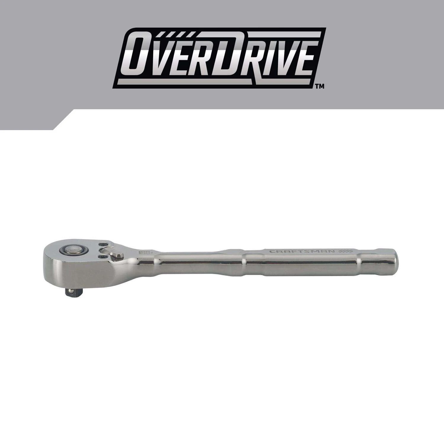 Craftsman Overdrive 1/4 In. Drive Pear Head Ratchet 180 Teeth 5 Craftsman Overdrive 1/4 In. Drive Pear Head Ratchet 180 Teeth - Image 3