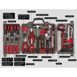 Apollo Tools Household Tool Kit 71 Pc -Craftsman Shop 115fda6e b356 417d 95d7 2d61c02e3667