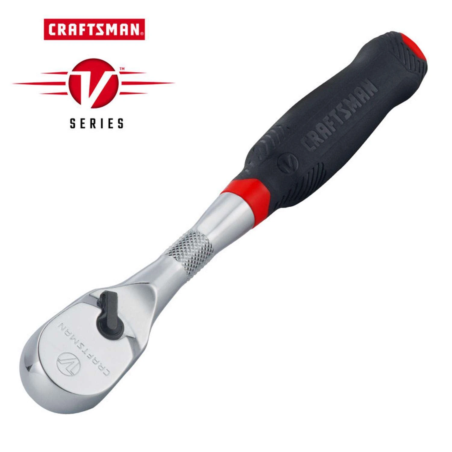 Craftsman V-Series 3/8 In. Drive Comfort Grip Ratchet 96 Teeth 4 Craftsman V-Series 3/8 In. Drive Comfort Grip Ratchet 96 Teeth - Image 2