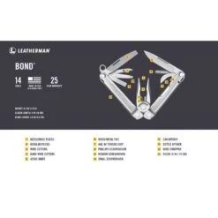 Leatherman Bond 14-in-1 Multi-Purpose Tools 1 Pc -Craftsman Shop 139ec385 e1f9 4fc4 be4e a8ebc59c1dd3