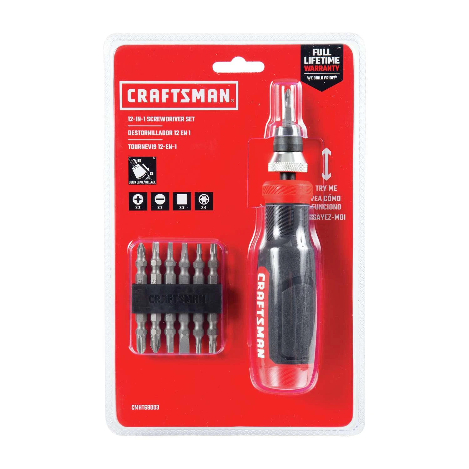 Craftsman 12-in-1 Precision Multi-Bit Screwdriver Set 4 Craftsman 12-in-1 Precision Multi-Bit Screwdriver Set - Image 2