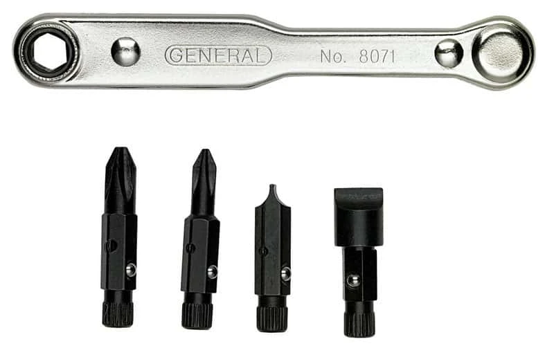 General Multi-Bit Screwdriver Set 5 Pc 3 General Multi-Bit Screwdriver Set 5 Pc