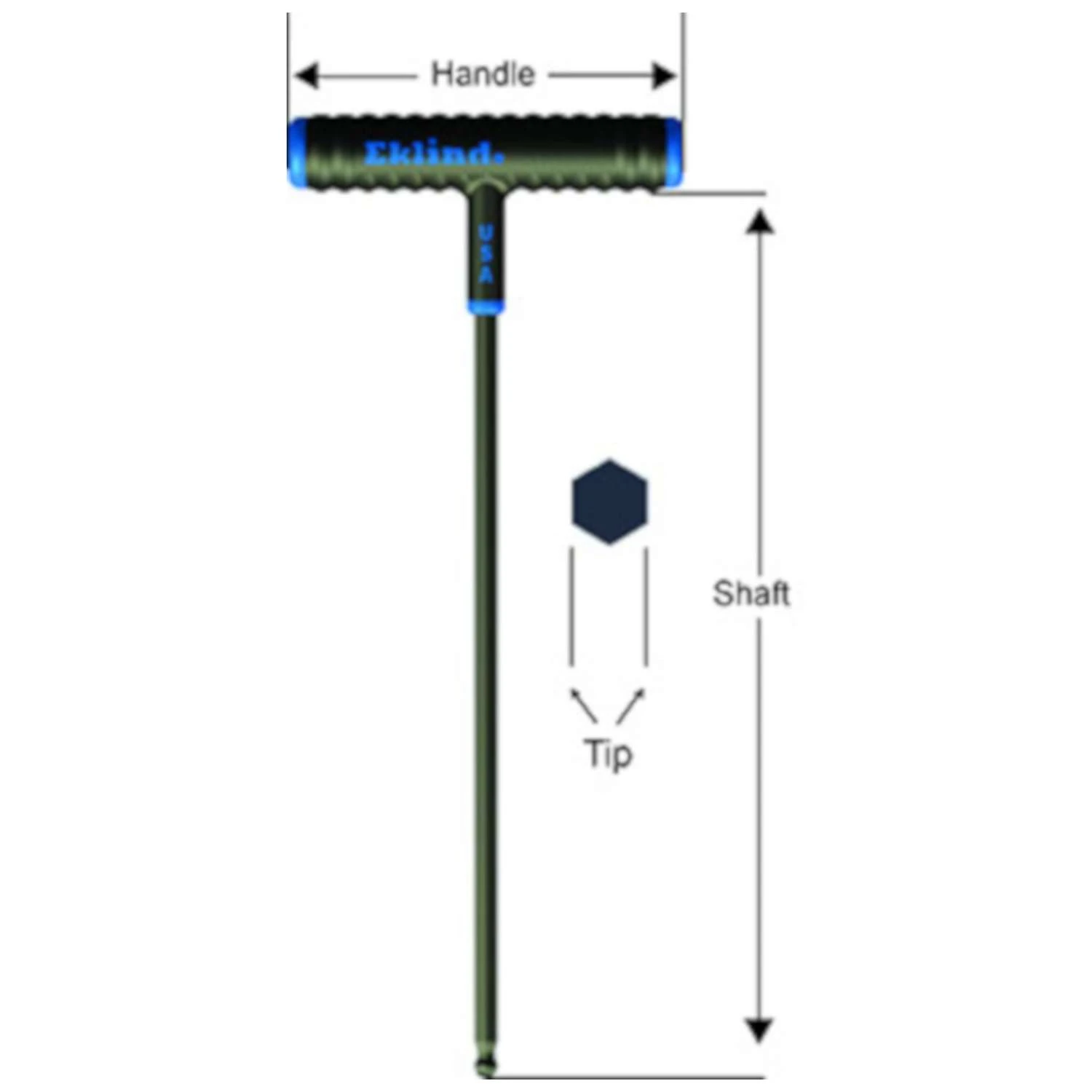 Eklind 8 Mm Metric T-Handle Power Hex Key 1 Pc 6 Eklind 8 Mm Metric T-Handle Power Hex Key 1 Pc - Image 4