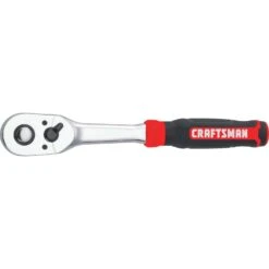 Craftsman 1/2 In. Drive Bi-Material Quick-Release Ratchet 72 Teeth