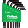 Eklind Torx T10-T40 Short Arm Torx L-Key Set 7 Pc