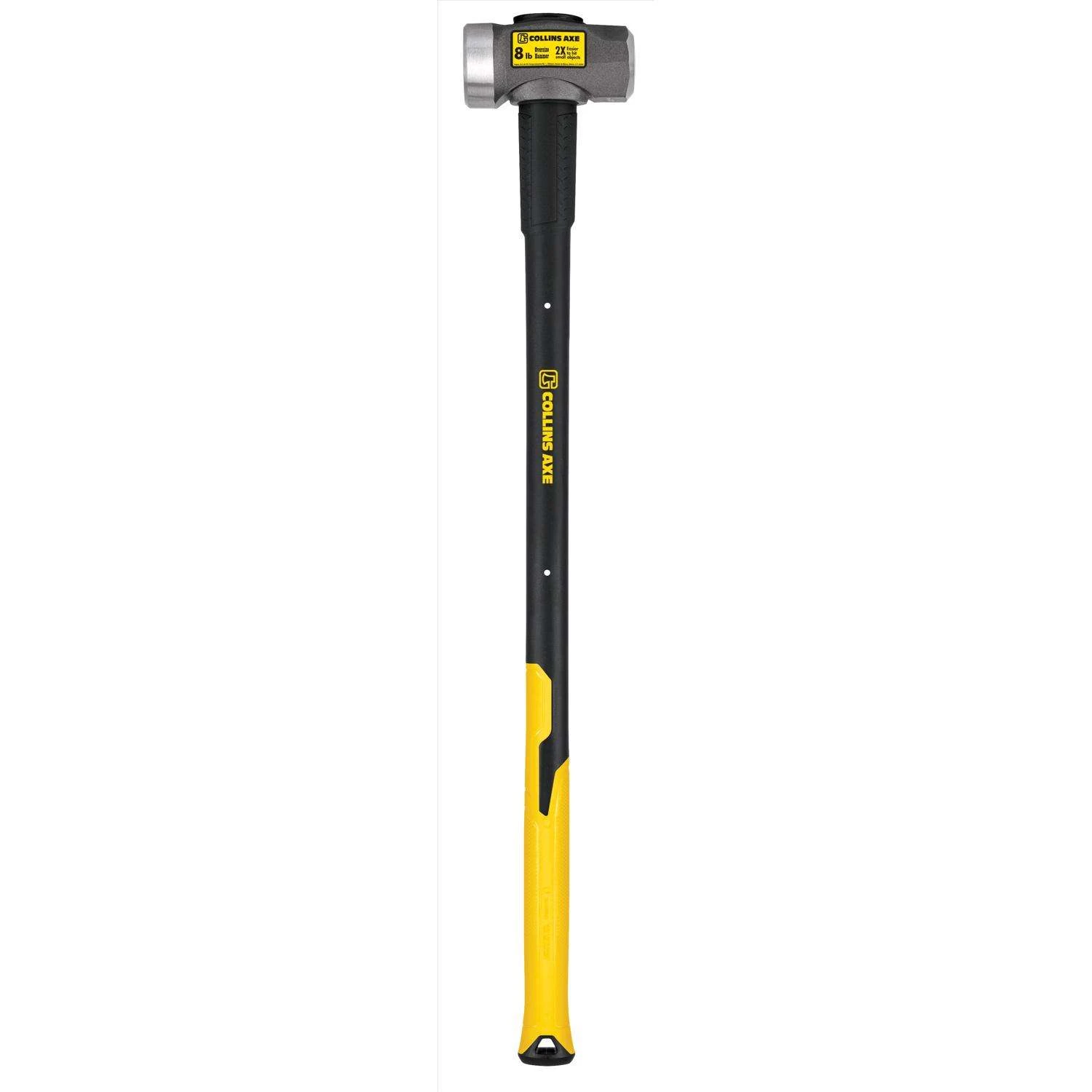 Collins 8 Lb Steel Sledge Hammer 35 In. Fiberglass Handle 3 Collins 8 Lb Steel Sledge Hammer 35 In. Fiberglass Handle