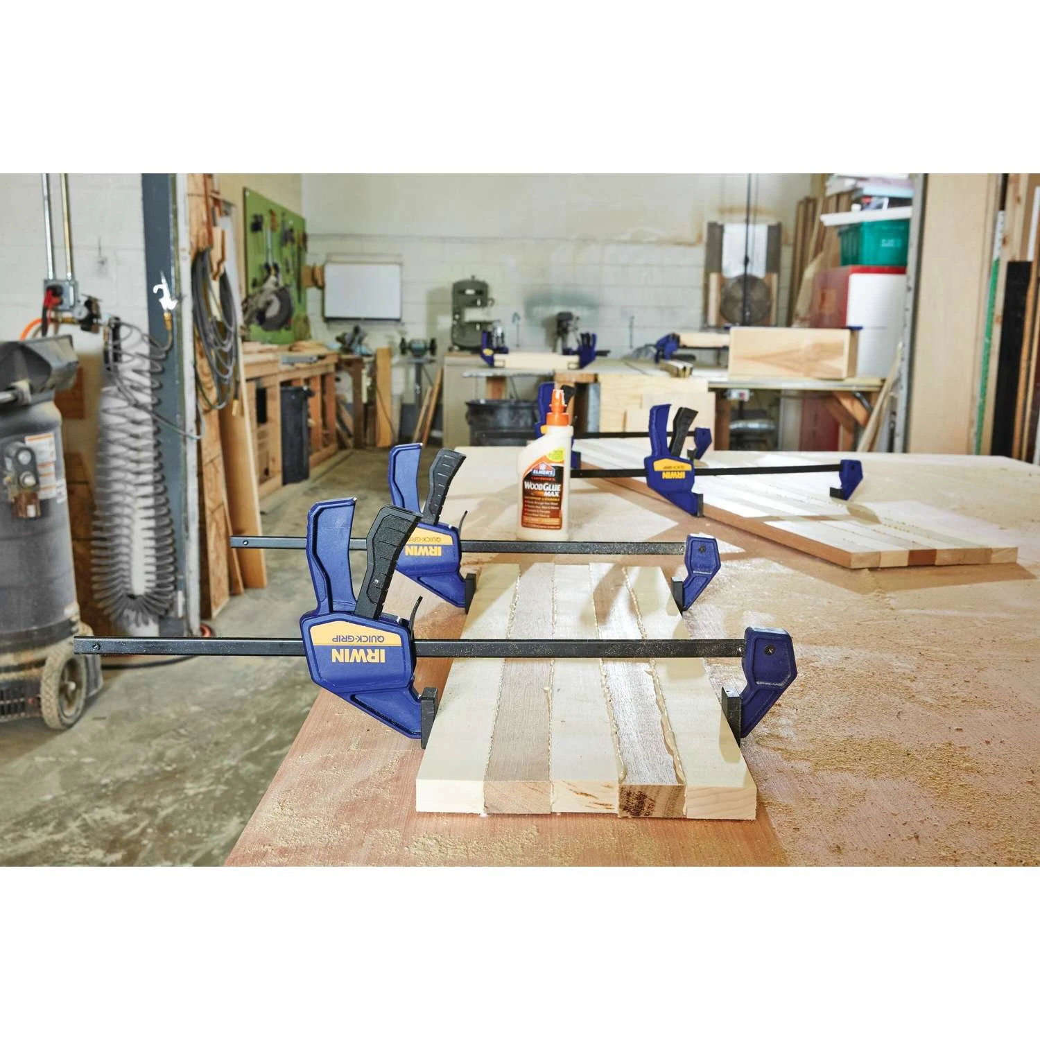 Irwin Quick-Grip Bar Clamp Set 100 Lb 6 Irwin Quick-Grip Bar Clamp Set 100 Lb - Image 4