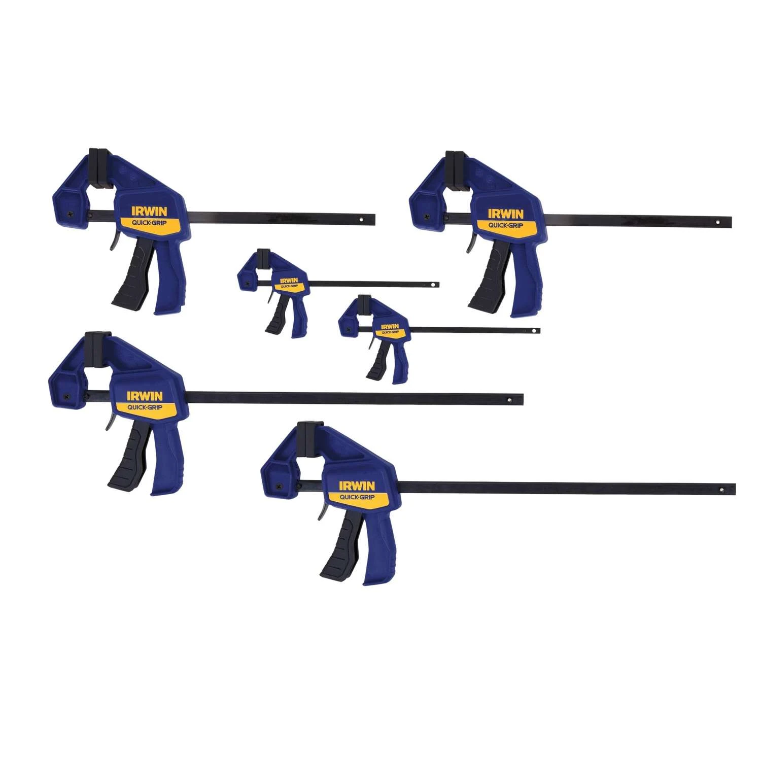 Irwin Quick-Grip Bar Clamp Set 100 Lb 3 Irwin Quick-Grip Bar Clamp Set 100 Lb
