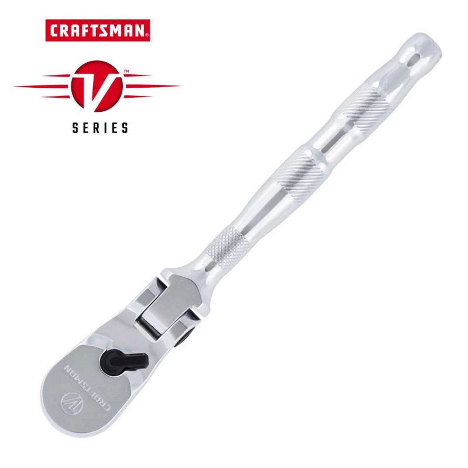 Craftsman V-Series 3/8 In. Drive Flex Head Ratchet 96 Teeth 4 Craftsman V-Series 3/8 In. Drive Flex Head Ratchet 96 Teeth - Image 2