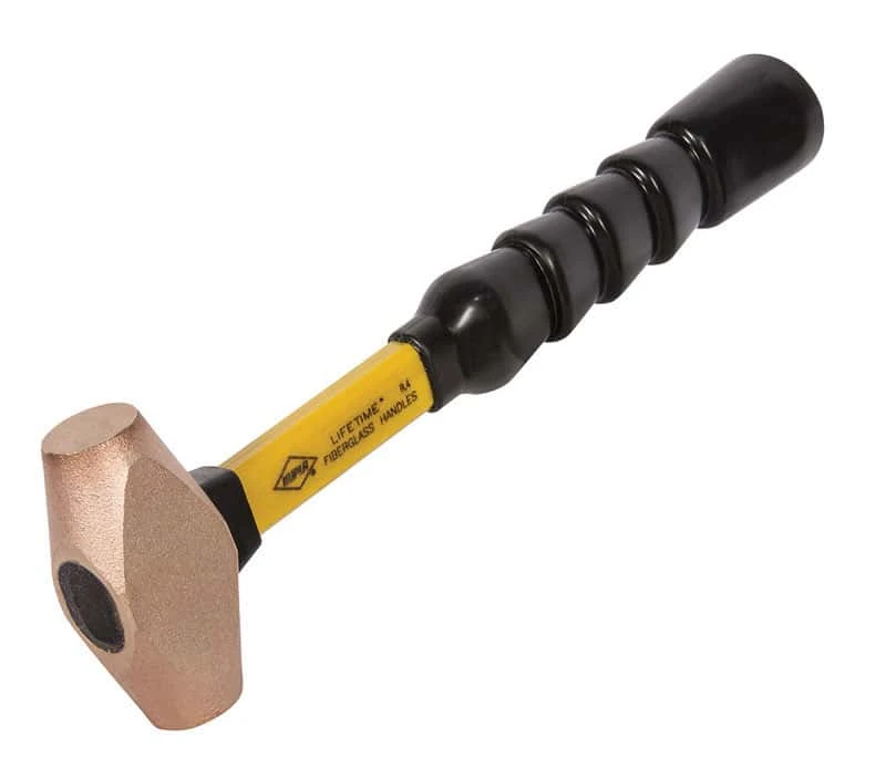 Nupla 1.5 Lb Brass Sledge Hammer 12 In. Fiberglass Handle 3 Nupla 1.5 Lb Brass Sledge Hammer 12 In. Fiberglass Handle