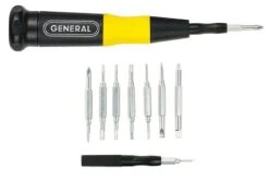 General 16-in-1 Multi-Bit Screwdriver Set 8 Pc