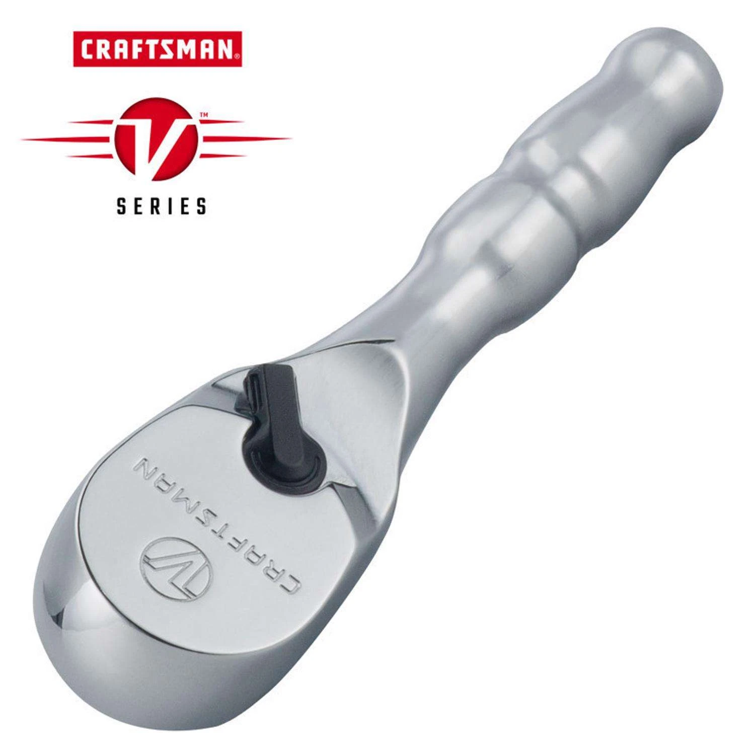 Craftsman V-Series 3/8 In. Drive Stubby Ratchet 96 Teeth 4 Craftsman V-Series 3/8 In. Drive Stubby Ratchet 96 Teeth - Image 2