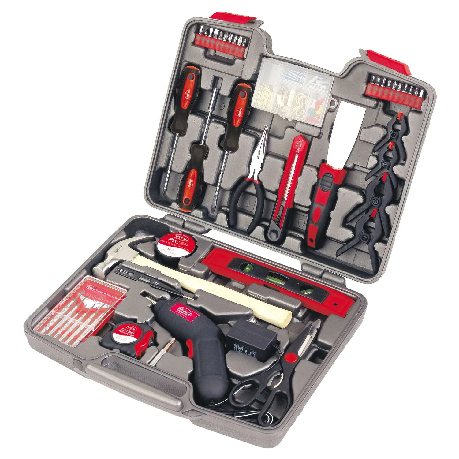 Apollo Tools Household Tool Kit 144 Pc 3 Apollo Tools Household Tool Kit 144 Pc