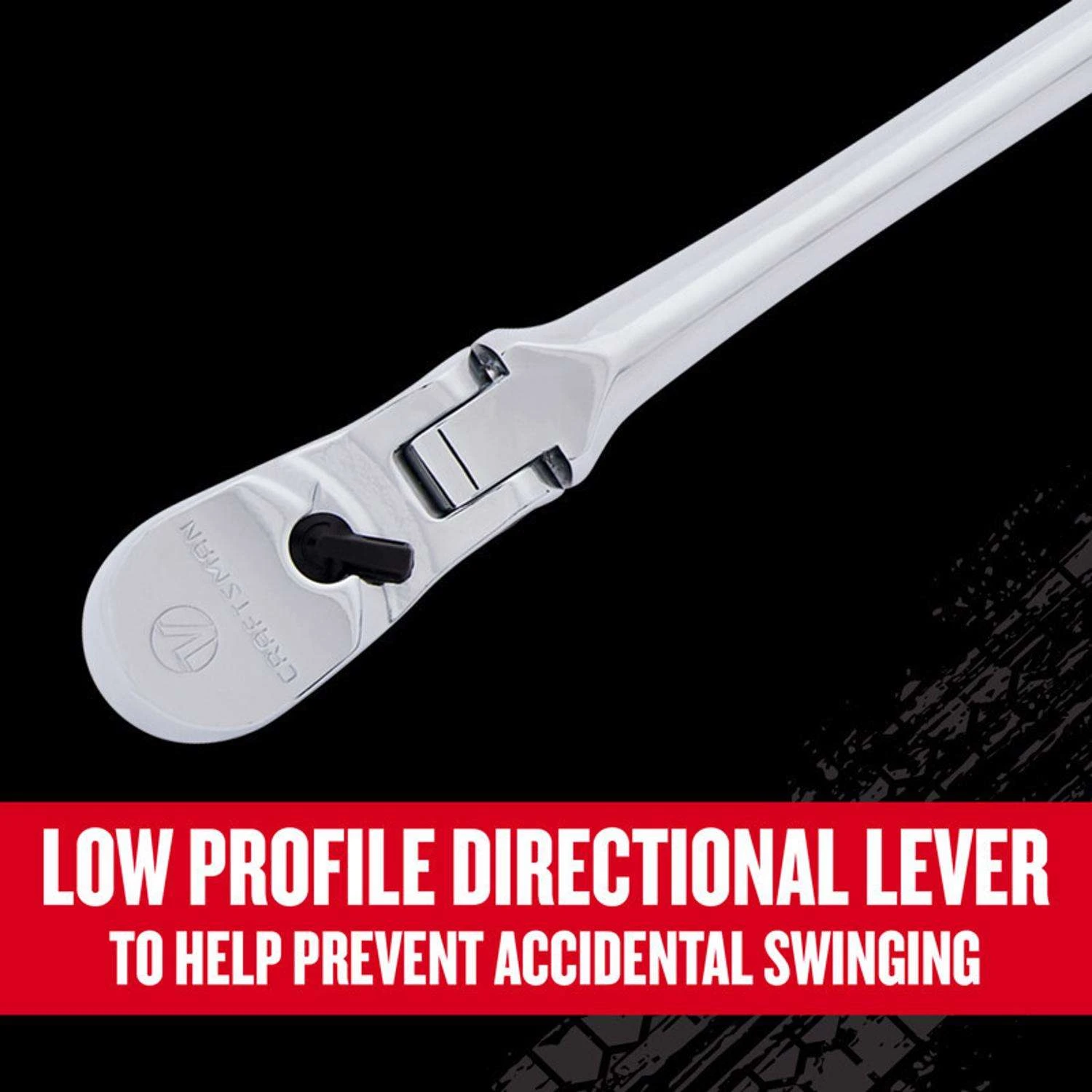 Craftsman V-Series 1/2, 1/4 And 3/8 In. Drive Comfort Grip Long Flex Head Ratchet Set 7 Craftsman V-Series 1/2, 1/4 And 3/8 In. Drive Comfort Grip Long Flex Head Ratchet Set - Image 5