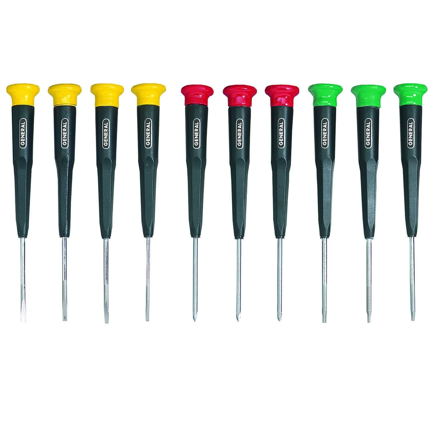 General Multi-Bit Screwdriver Set 10 Pc 3 General Multi-Bit Screwdriver Set 10 Pc